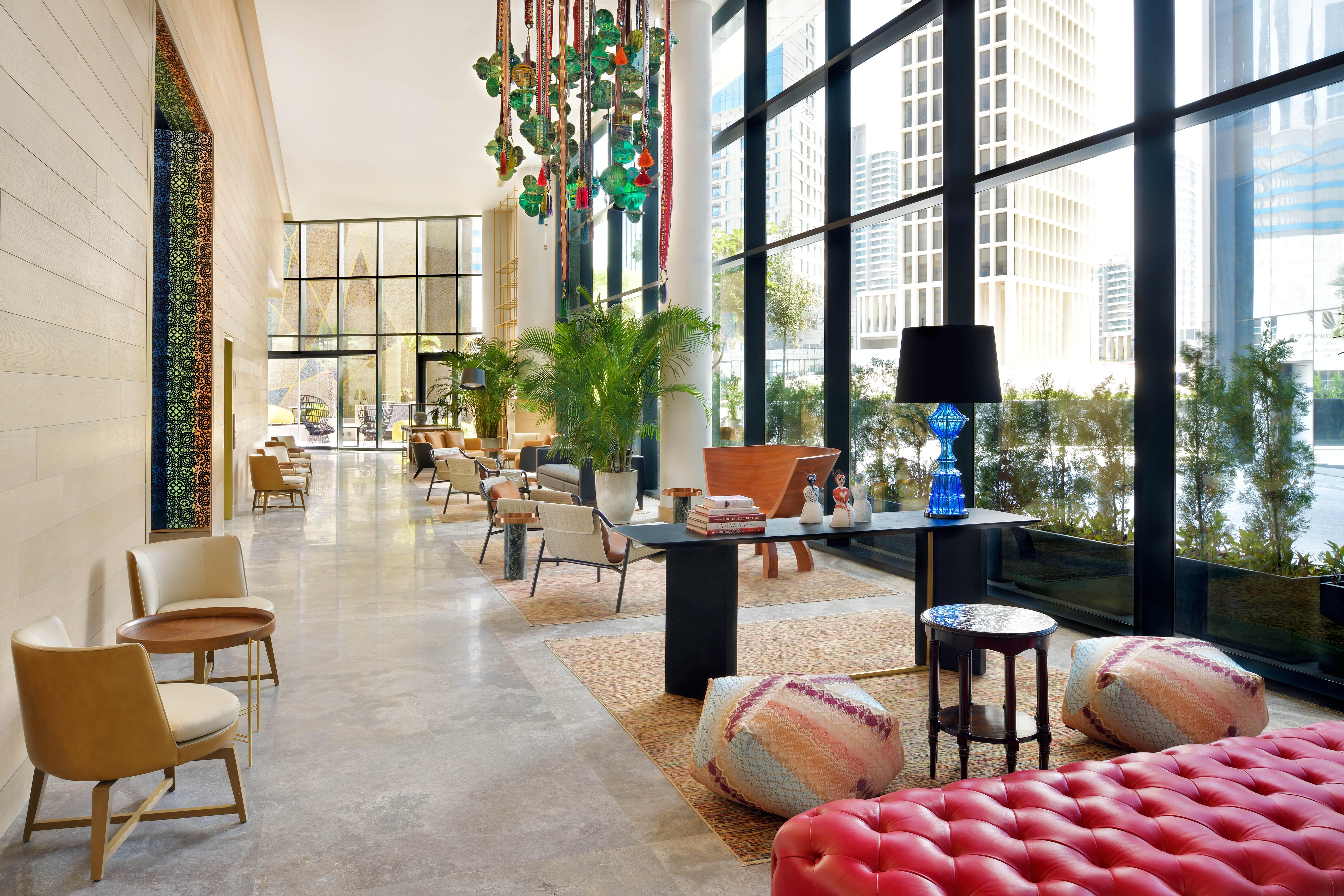 Hotel Indigo Dubai Downtown By Ihg Exteriör bild The lobby of the hotel